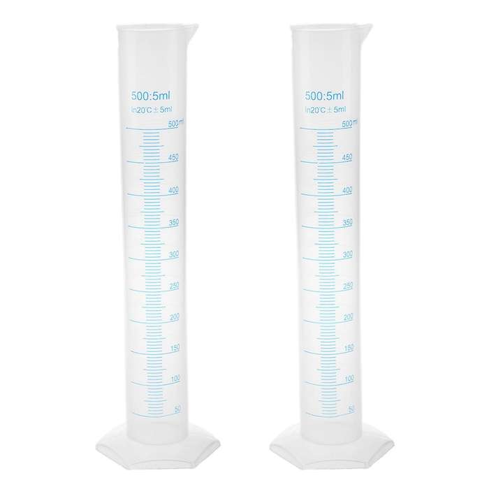 500 Ml Eprouvette Gradue En Plastique Transparent