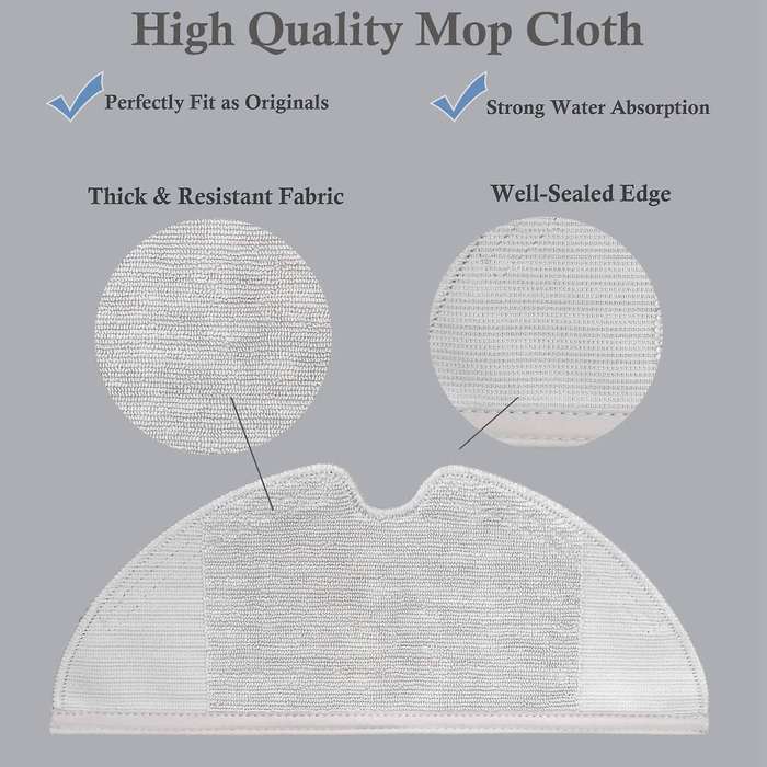 Rag for Mijia 1c Mop Cloth Of Xiaomi Robot Vacuum Cleaner(12 Pcs)