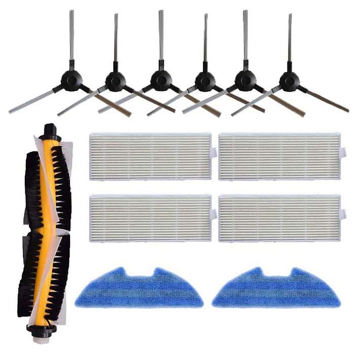 Main Brush Side Brush Filters for Proscenic Vslam-811gb Vslam-911se