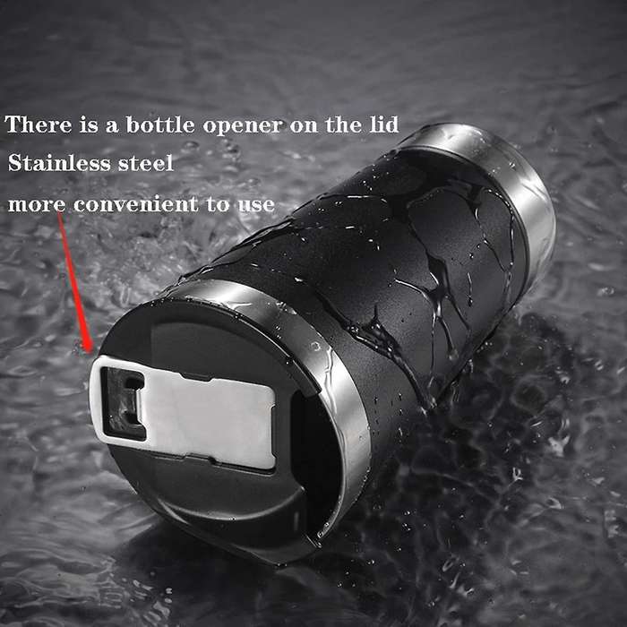 Beer Cups Thermal Mug with Bottle Opener Stainless Steel 580ml Cups