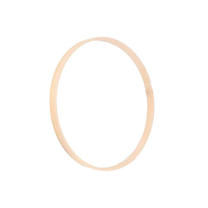 Wooden Rings, Bamboo Macrame Hoop Rings for Wedding Christmas Crafts