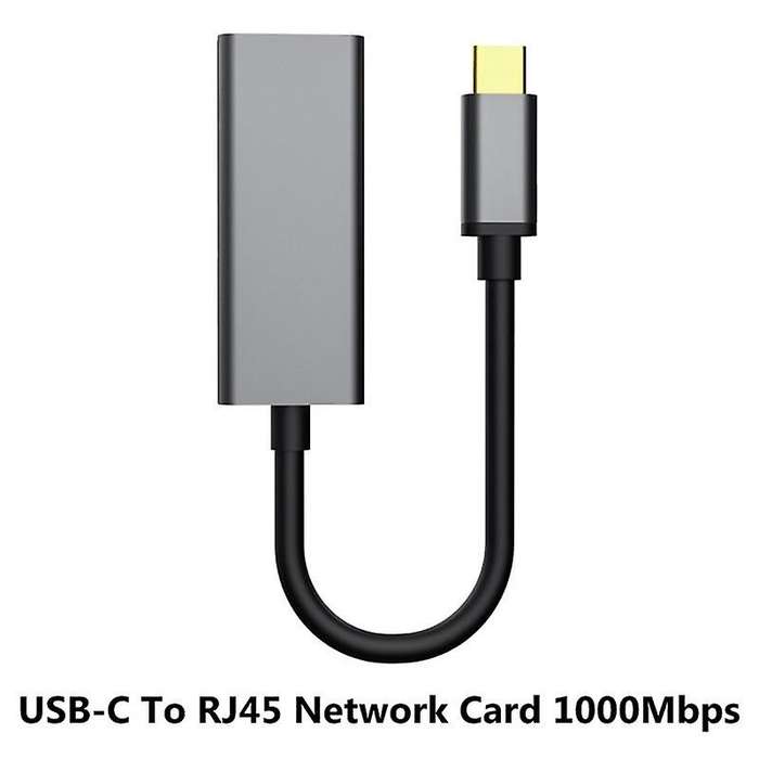 Network Card Usb-c to Rj45 Network Card 10/100/1000mbps