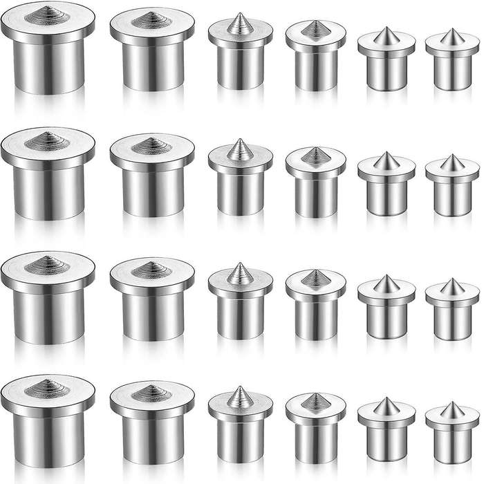 24pcs Dowel and Tenon Center Transfer Plugs for Woodworking Tool