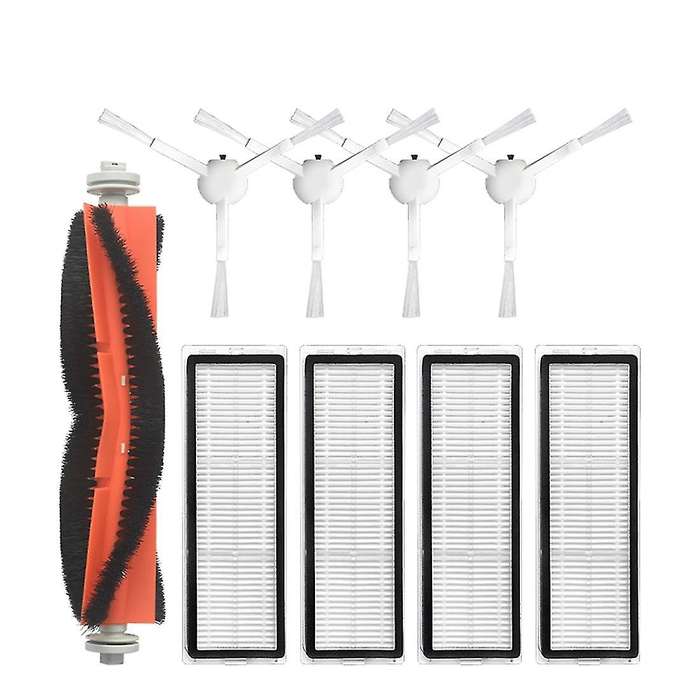 9pcs for Xiaomi Mijia B101cn Mop Main Side Brush Hepa Filter Part