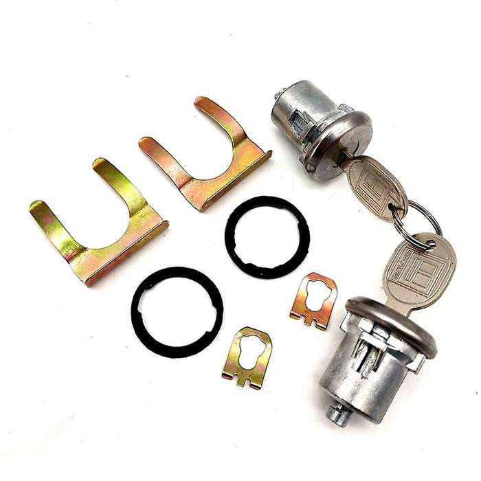 1 Pair Of 2 Door Lock Cylinder Set for Chevy Chevrolet Gmc Truck Suv