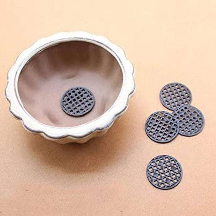 200 Pcs Flower Pot Mat, Absorbent Flower Pot Hole Round Mat (4.5cm)