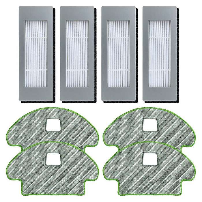 Hepa Filter Mop Cloths Rag Replacement for Irobot Roomba Combo
