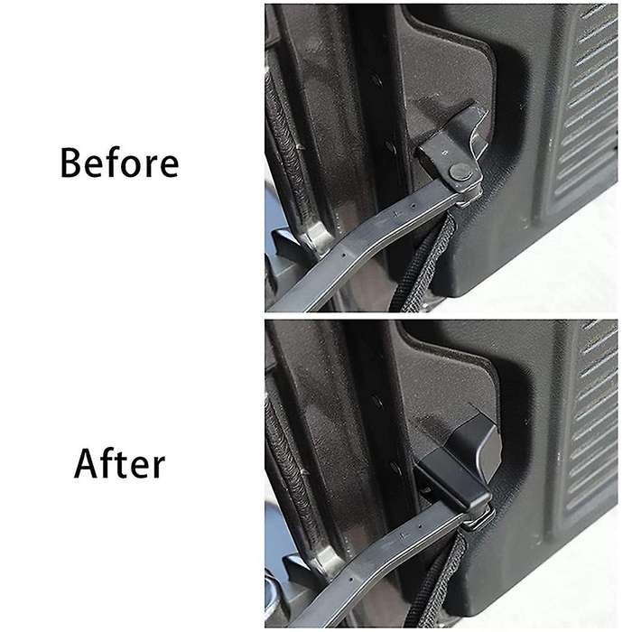 Door Lock Cover & Door Screw Cover Trim Accessories for Jeep