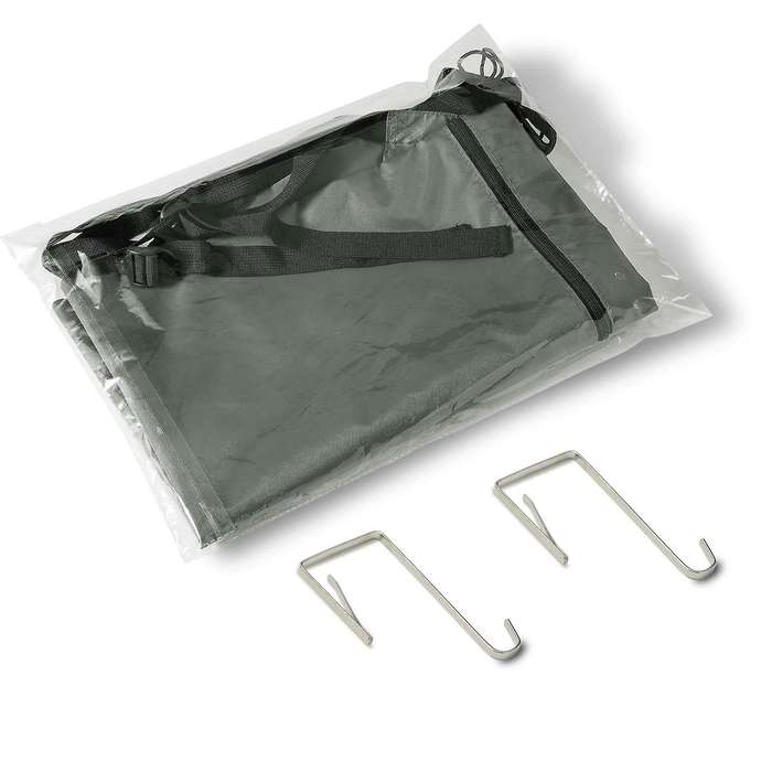 Large Laundry Hanging Bag with Strap, with Hooks, with Bottom Zipper