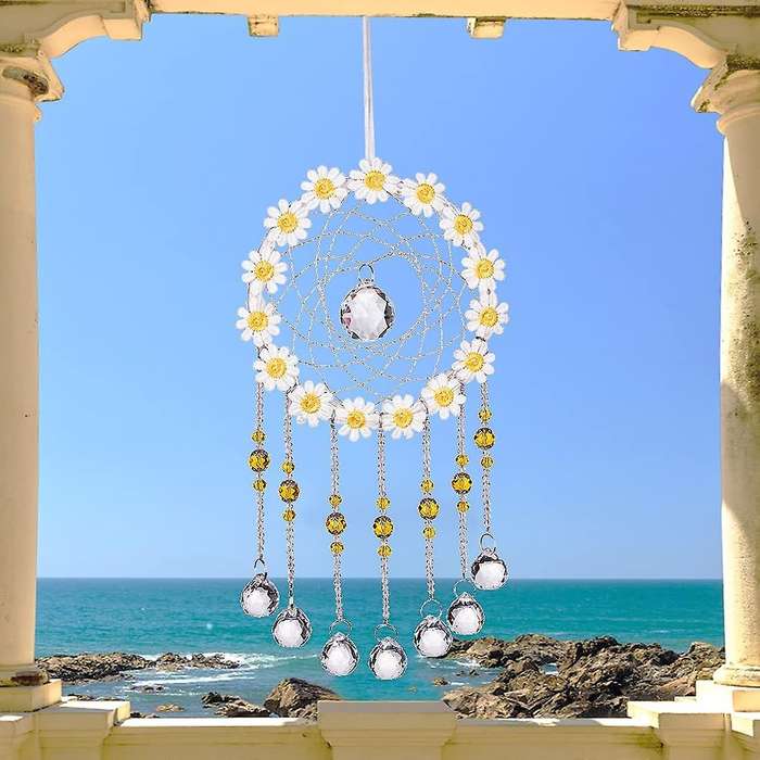 Dream Catcher Crystals Ball Prisms Suncatcher Hanging Ornament