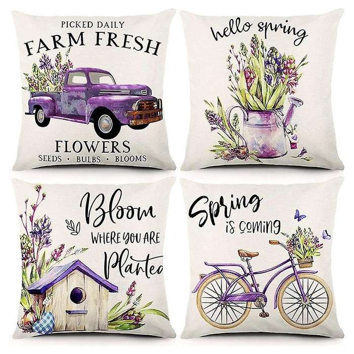 Spring Pillow Covers Spring Decorations for Spring Home Decor