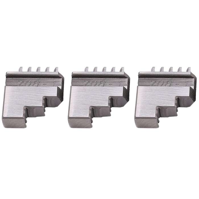 3 Pcs Outside Jaws for K11-80 3 Jaw Chinese Lathe Chuck Cartridge