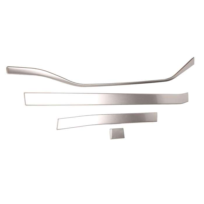 Dashboard Center Console Decorative Strips for T-roc 2017-2022 Silver