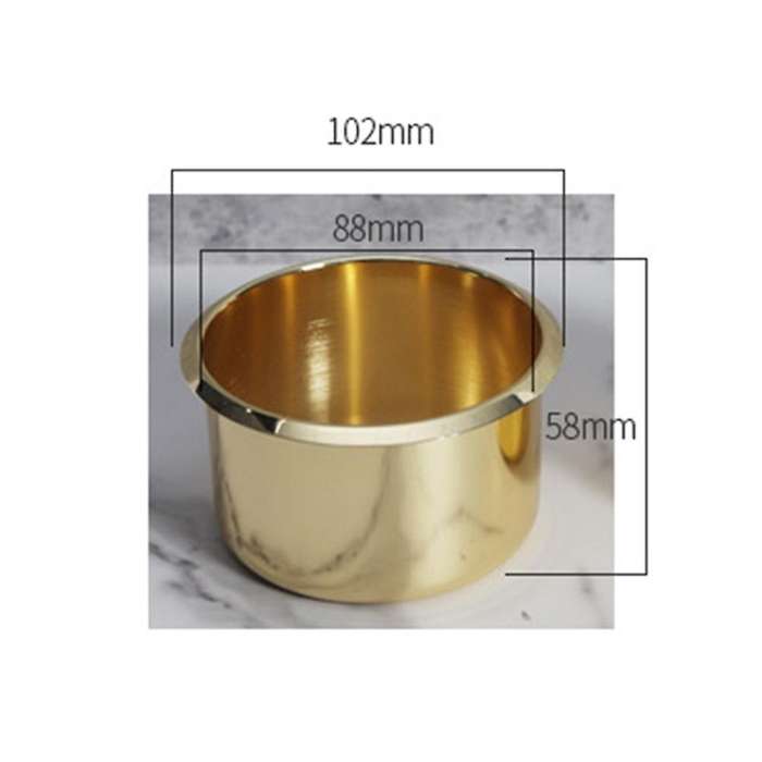 Car Water Big Round Cup Holder Yacht Rv Modified Plug-in Cup Holder
