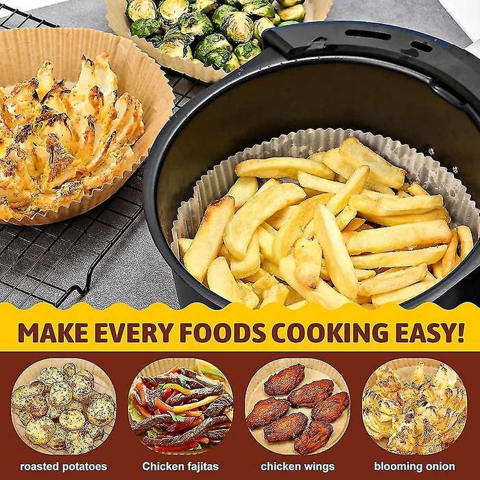 Air Fryer Disposable Paper Liners, for Baking, Cooking, Air Fryer B