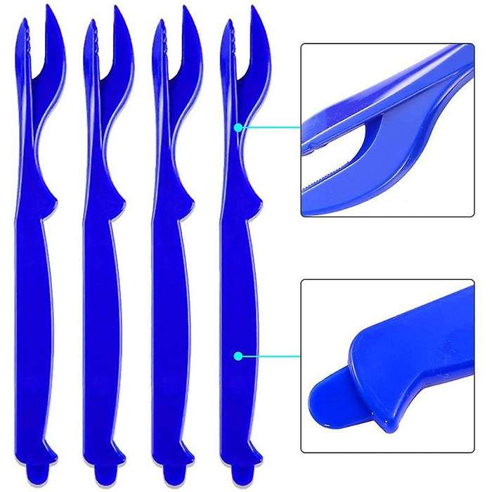4 Crab Crackers, 4 Lobster Shell Forks, 4 Crab Leg Forks & Bag