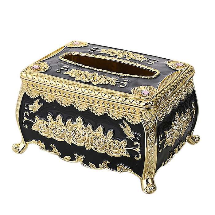 Creative Modern European Ornate Tissue Box Cover, Luxury Noble(b)