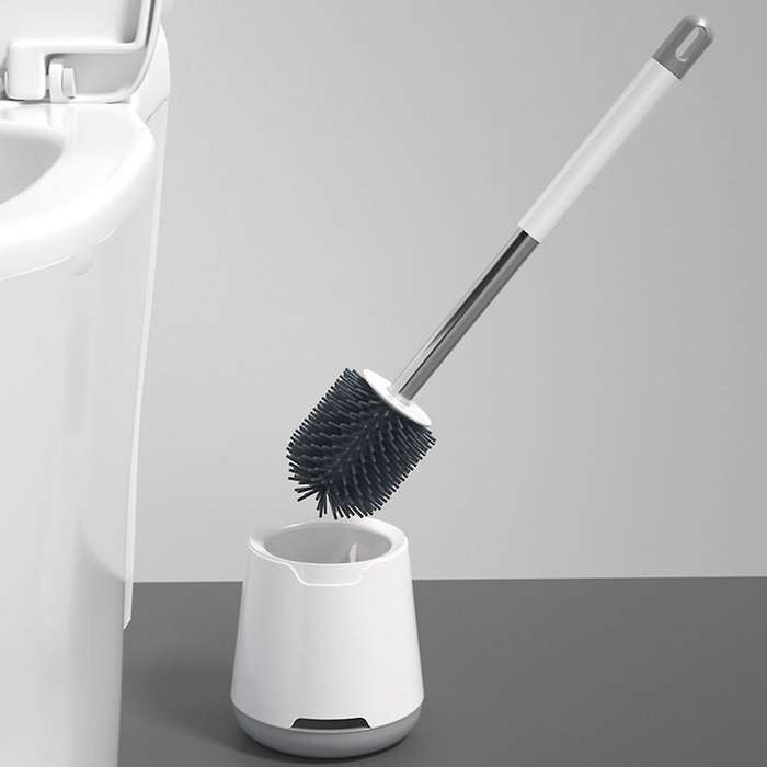 Toilet Brush, for Bathroom,plastic Bristles Brushes for Deep Cleaning