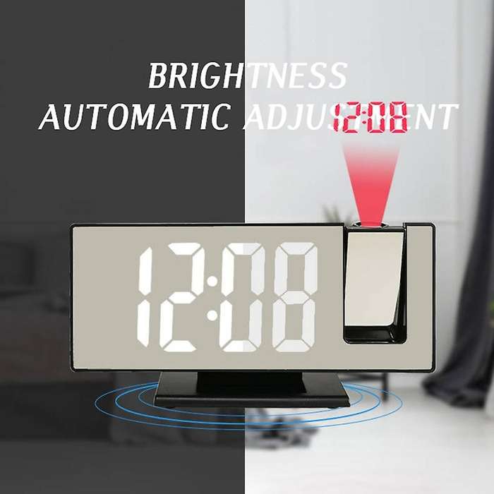 Led Digital Smart Alarm Clock Watch Table Electronic Desktop Clocks C