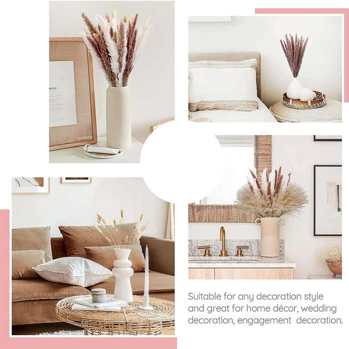 Natural Dried Flower Bouquet Pampas Grasses for Wedding Decoration
