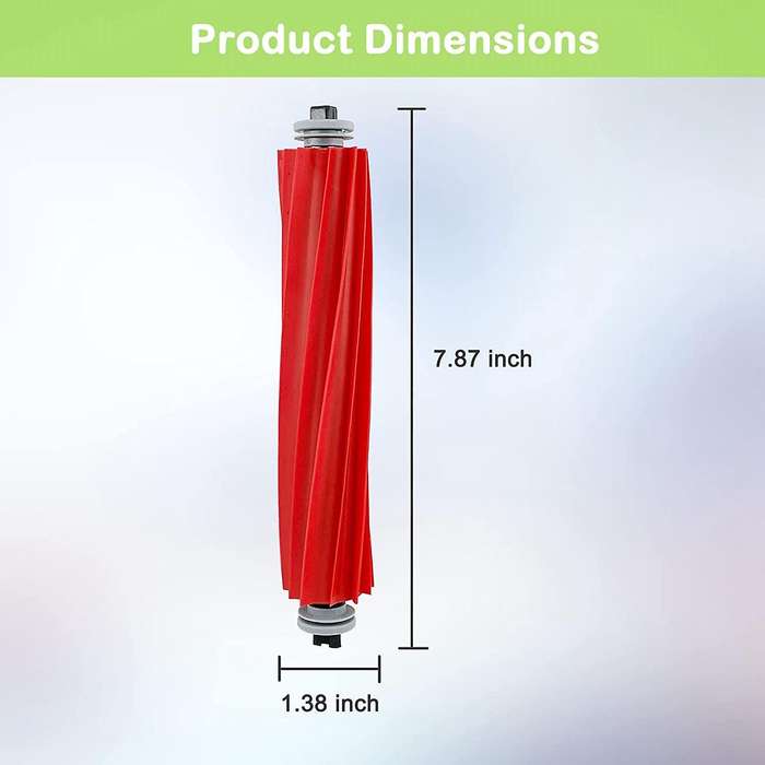 3 Pcs Replacement Parts Roller Brushes Compatible for Xiaomi Mi