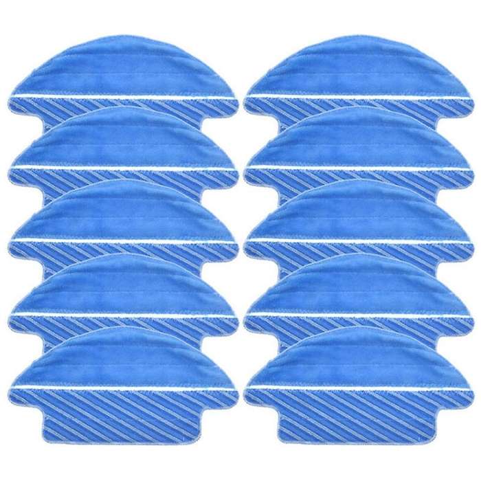 10 Pack Microfiber Mop Pads for Conga 3090 Series Vacuum Cleaner
