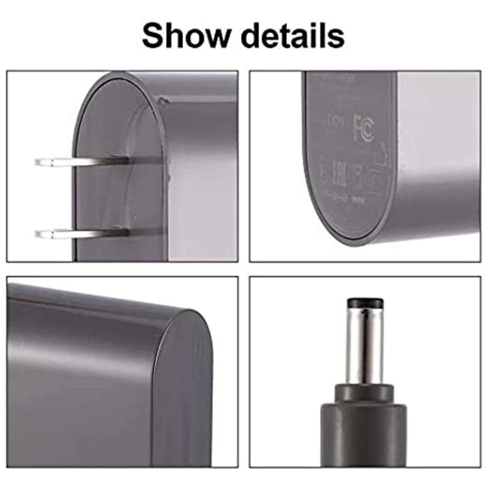 Charging Adapter for Dyson V6 V7 V8 Power Supply Cord Charger-uk Plug