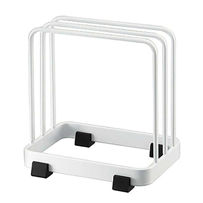 Metal Pot Lid Holder Cutting Board Rack Chopping Board Organizer B