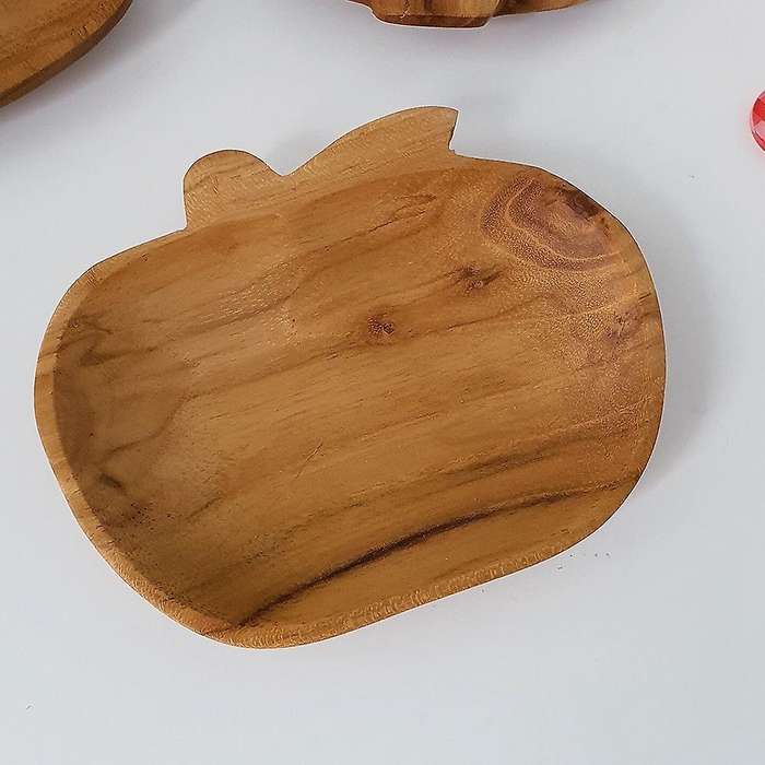 Wooden Seasoning Dish Soy Sauce Vinegar Seasoning Dish (pear)