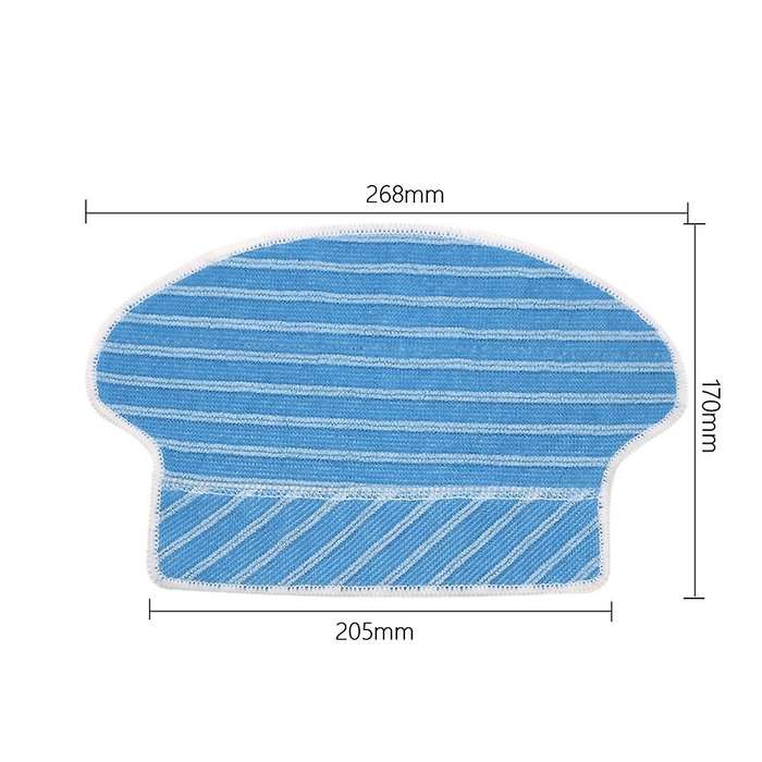 Vacuum Cleaner Accessories 10 Pcs Mop Cloth Pads for Proscenic 780t