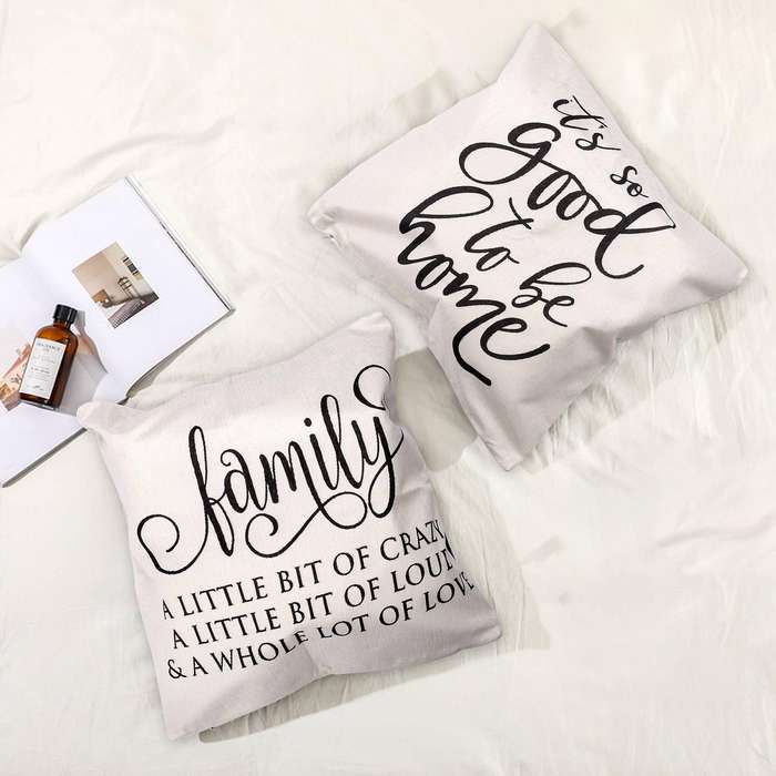 Farmhouse Decoration Pillow Covers for Sofa Couch Porch Decor