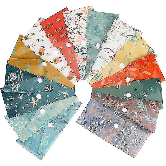 Waterproof Cash Budget Envelope, Reusable Plastic Cash Envelopes