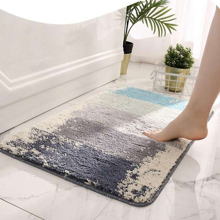 Footmat, Bathroom Doormat 60x40cm Super Durable Waterproof(c)