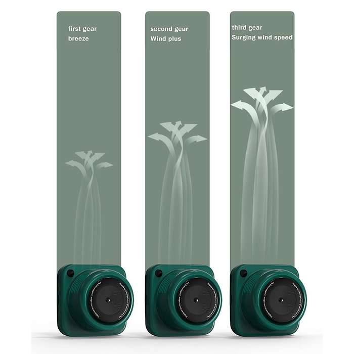 Camera Shape Hanging Neck Fan Portable Mini Camera Fan Usb A