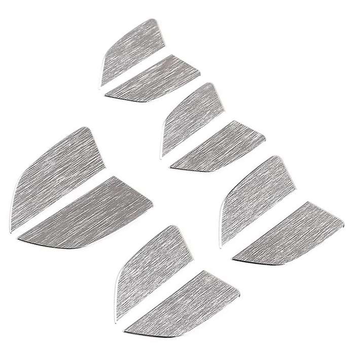 10pcs for Ford Ranger 2015-2022 Car Inner Door Panel Cover, Silver