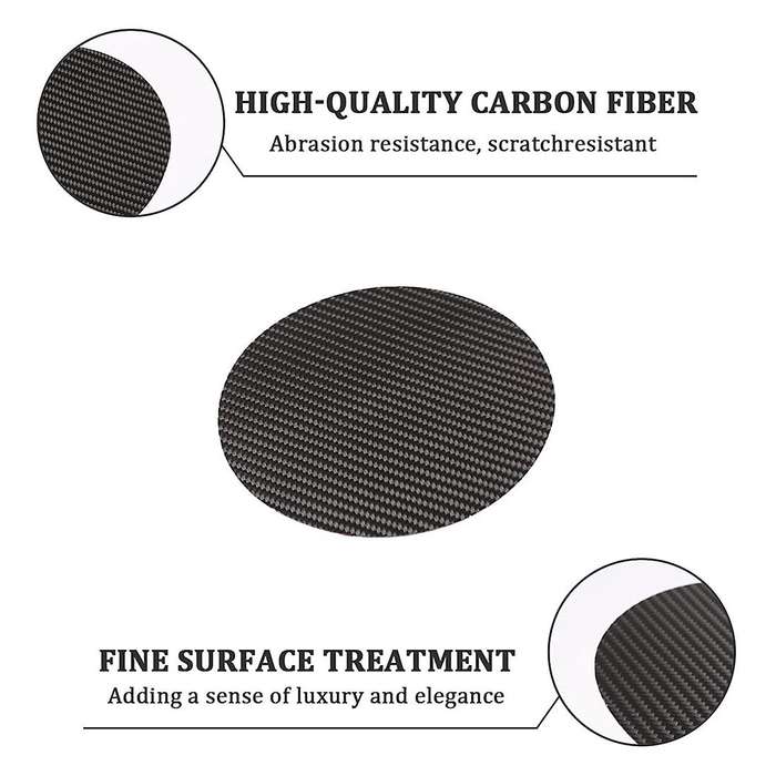 Gas Cap Fuel Filler Tank Pad Cover Sticker Trim Decoration