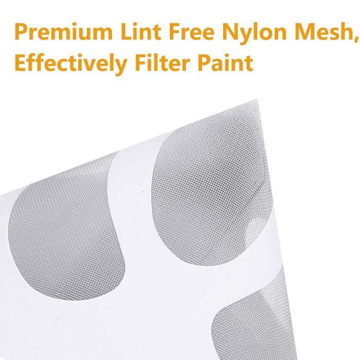 150 Pcs Paint Filters Strainer with 1 Pcs Silicone Funnel