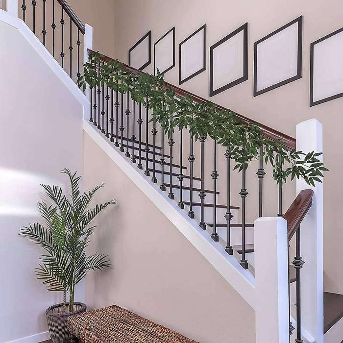 3 Pcs 17.7ft Artificial Vines Fake Greenery Garland Willow Leaves