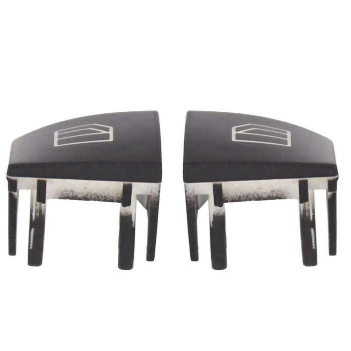 4pcs Driver Window Switch Button Covers for Mercedes Benz