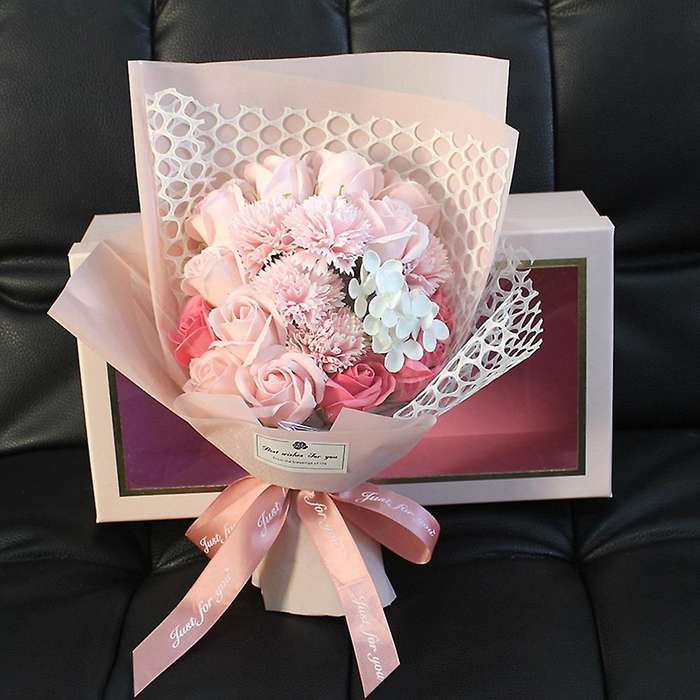 Valentine's Day Gift Artificial Flowers Flowers Rose Bouquet Green