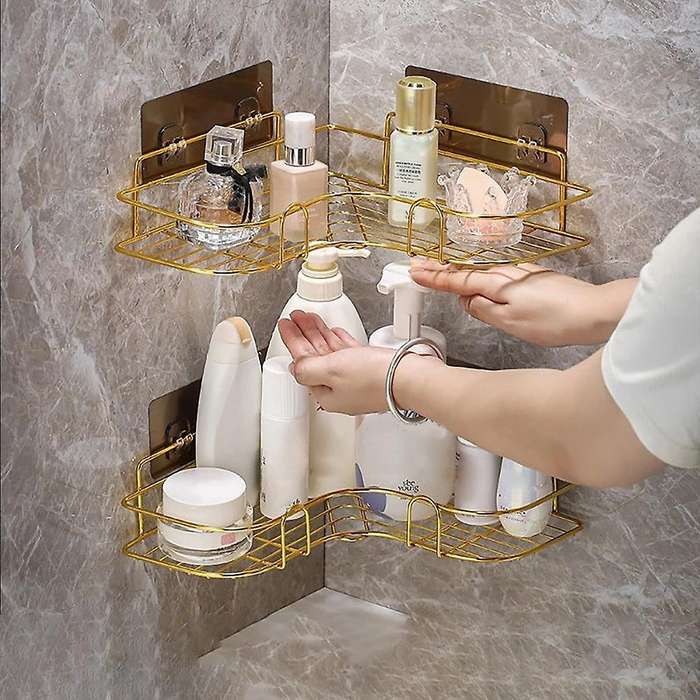 Stainless Steel Bathroom Shelf Bathroom Towel Shelf Punch A