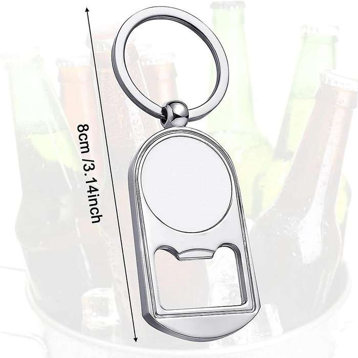 Sublimation Blanks Keychains,bottle Opener Charms for Diy Crafts