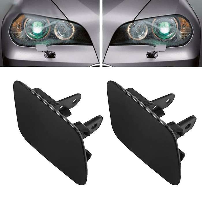Front Left Right Headlight Washer Spray Nozzle Cap for -bmw X5 07-10