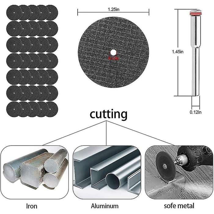 Rotary Cutting Wheels Tool Kit, Mini Hss Saw Blades Cutter