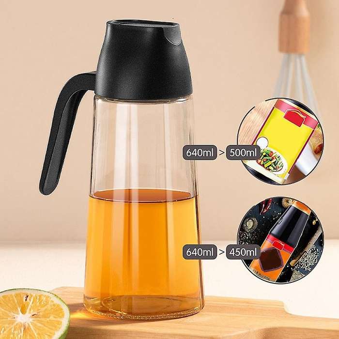 Cooking Seasoning Bottle Glass Storage Bottles Kitchen Tools White