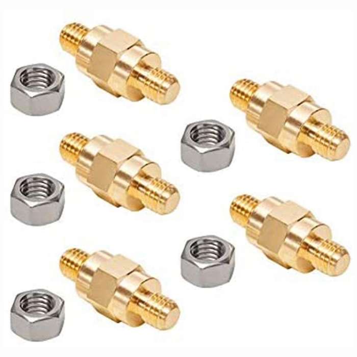 Side Post Battery Terminal Bolt Compatible, Stud Bolts,pack Of 5