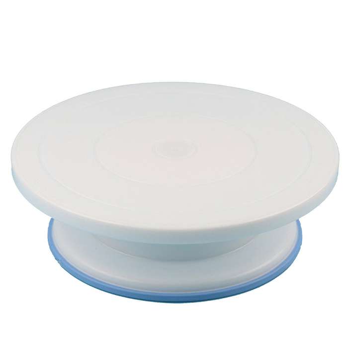 Plastic Rotating Plate Cake Built-in Bearing Revolving Spinning-b