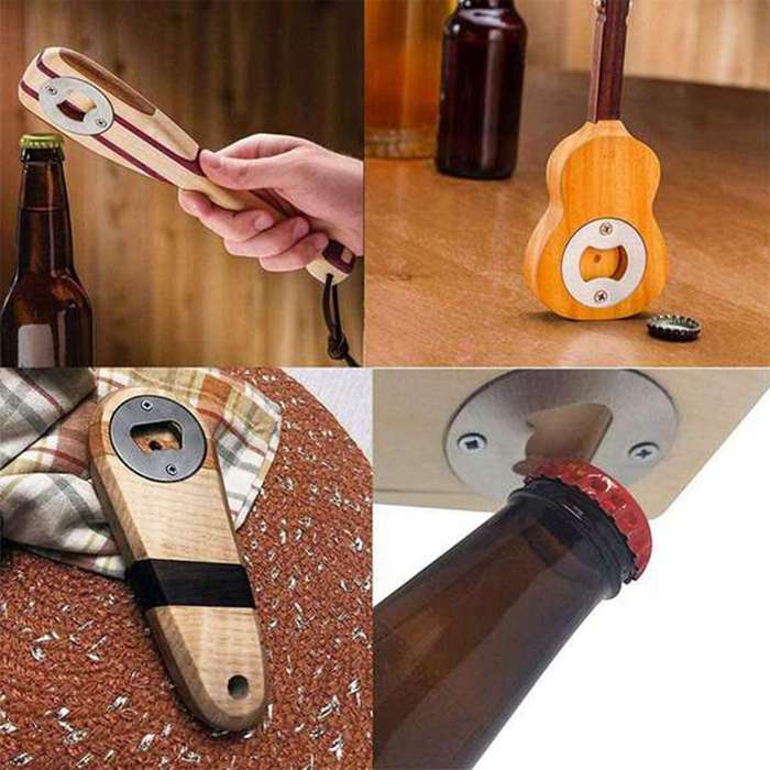 30pcs Bottle Opener Insert Stainless Steel Diy Hardware with Screws
