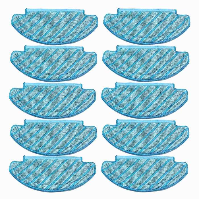 10pcs Mop Cloths Cleaning Pads Compatible with Ecovacs Deebot Ozmo T8