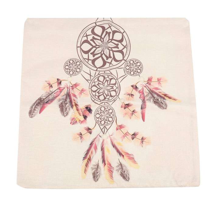 Set Of 4 Pillow Covers 18 X 18 Inch for Sofa Decor Dreamcatcher